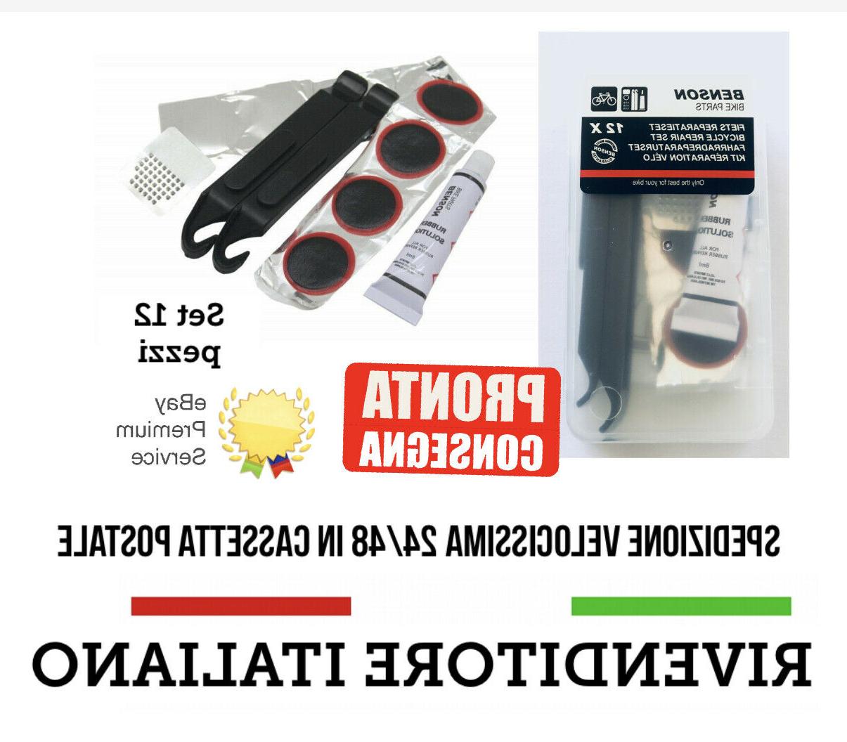 kit riparazione gomme bici per bucatura ruota