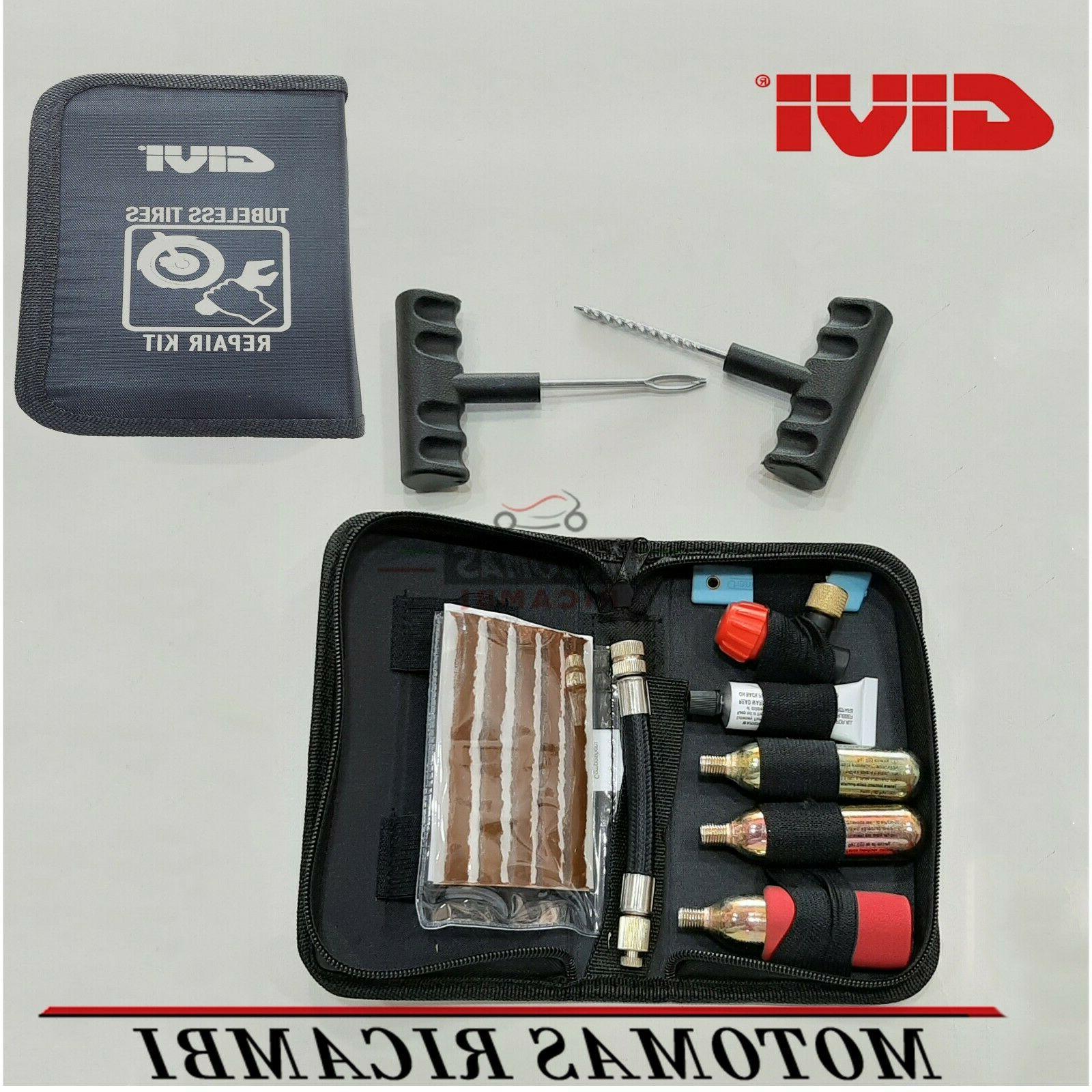 kit riparazione gonfiaggio gomme pneumatici ruote auto