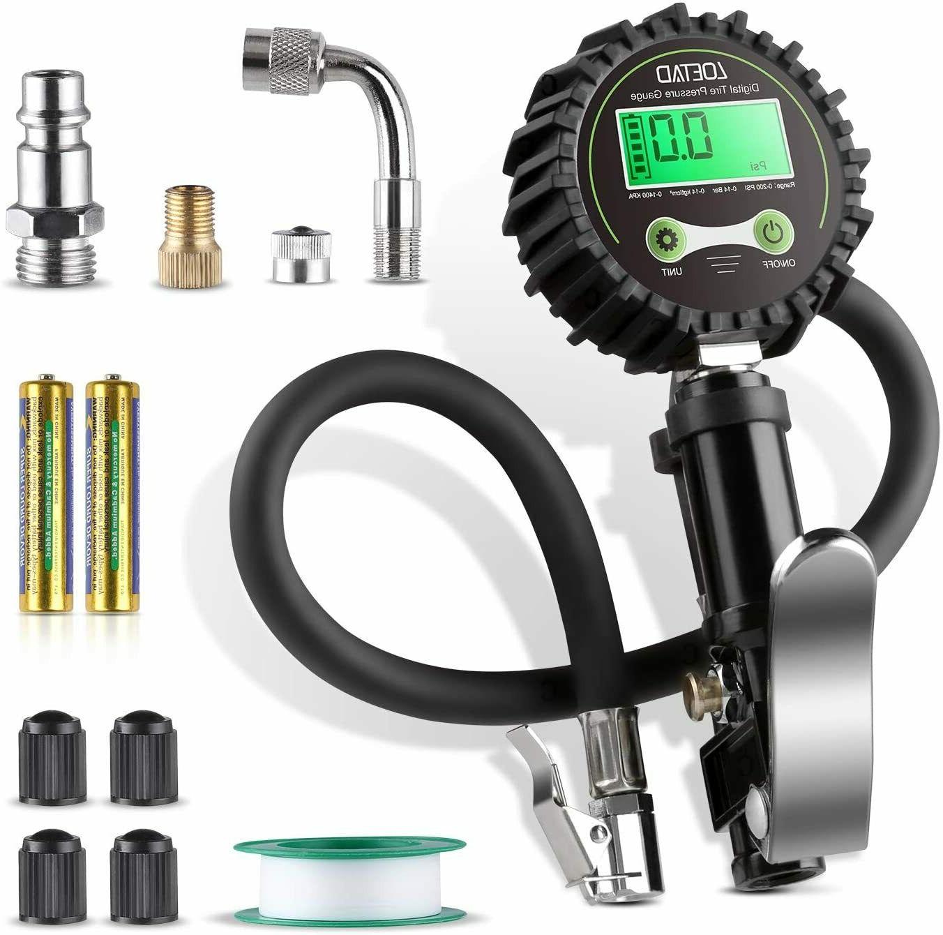 manometro professionale digitale pistola gonfiaggio pneumati