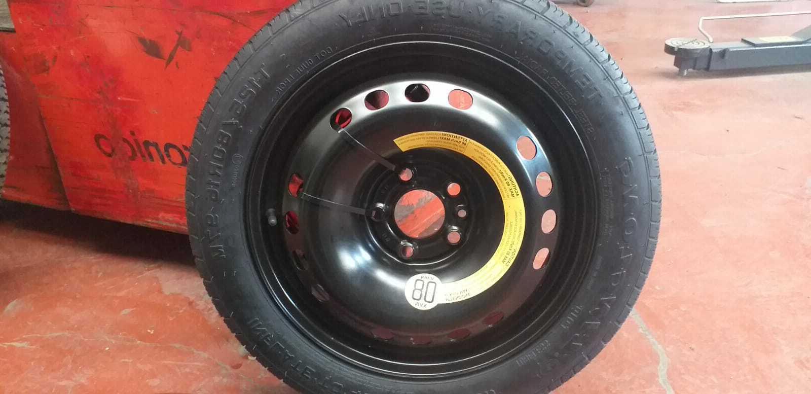 nuovo kit ruotino 125 80 r16 5x110