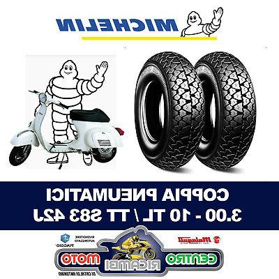 pneumatici coperture gomme coppia 3 00 10
