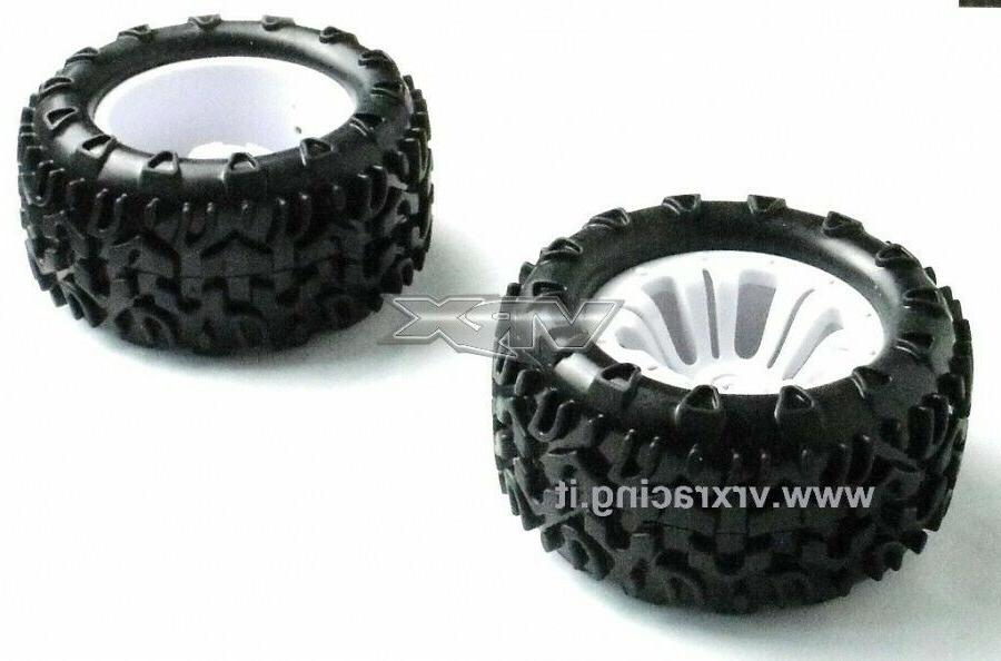 ruote nere complete 1 10 pneumatici ricambio