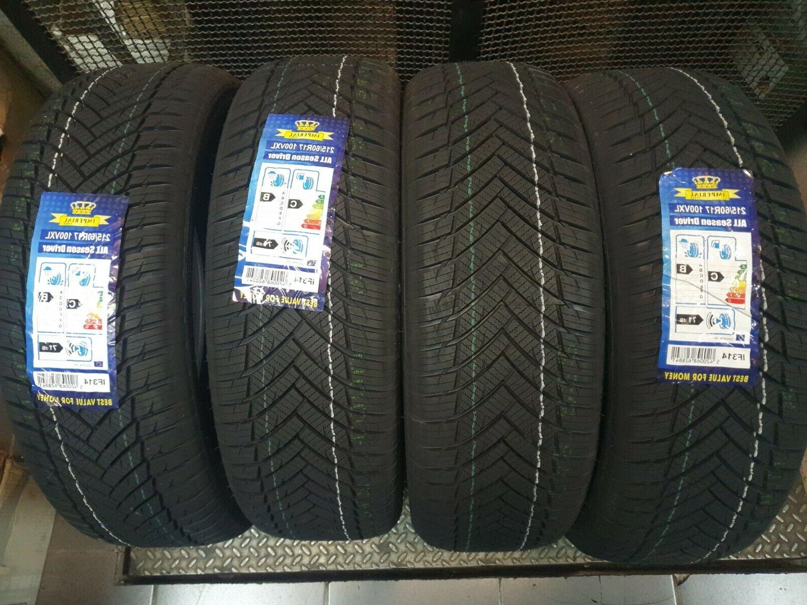treno completo 4 pneumatici 215 60 r17