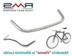Manubrio VIENNA-RMS in Alluminio Lucido per Bici 26"-28" Cor