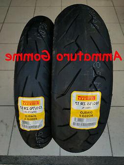 NEW COPPIA 120/70 17  180/55 17 +OMAGGIO PIRELLI DIABLO ROSS