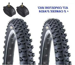 + 2 Camere D'aria Mtb Bici Bicicletta 26 X 2.10 Mtb Bike Ken