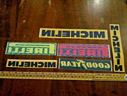 Pirelli Good Year 6 Adesivi Sticker Originali Anni 80
